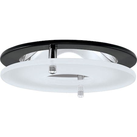 Elco Lighting 4 Chrome Reflector with Suspended Frosted Glass Trim" EL1426W